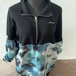 VS PINK campus quarter zip